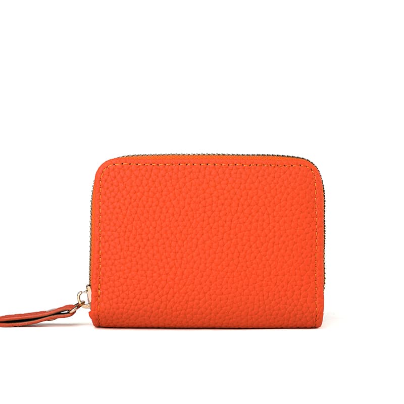 蛇腹式型押し革名刺入れ 大容量収納
